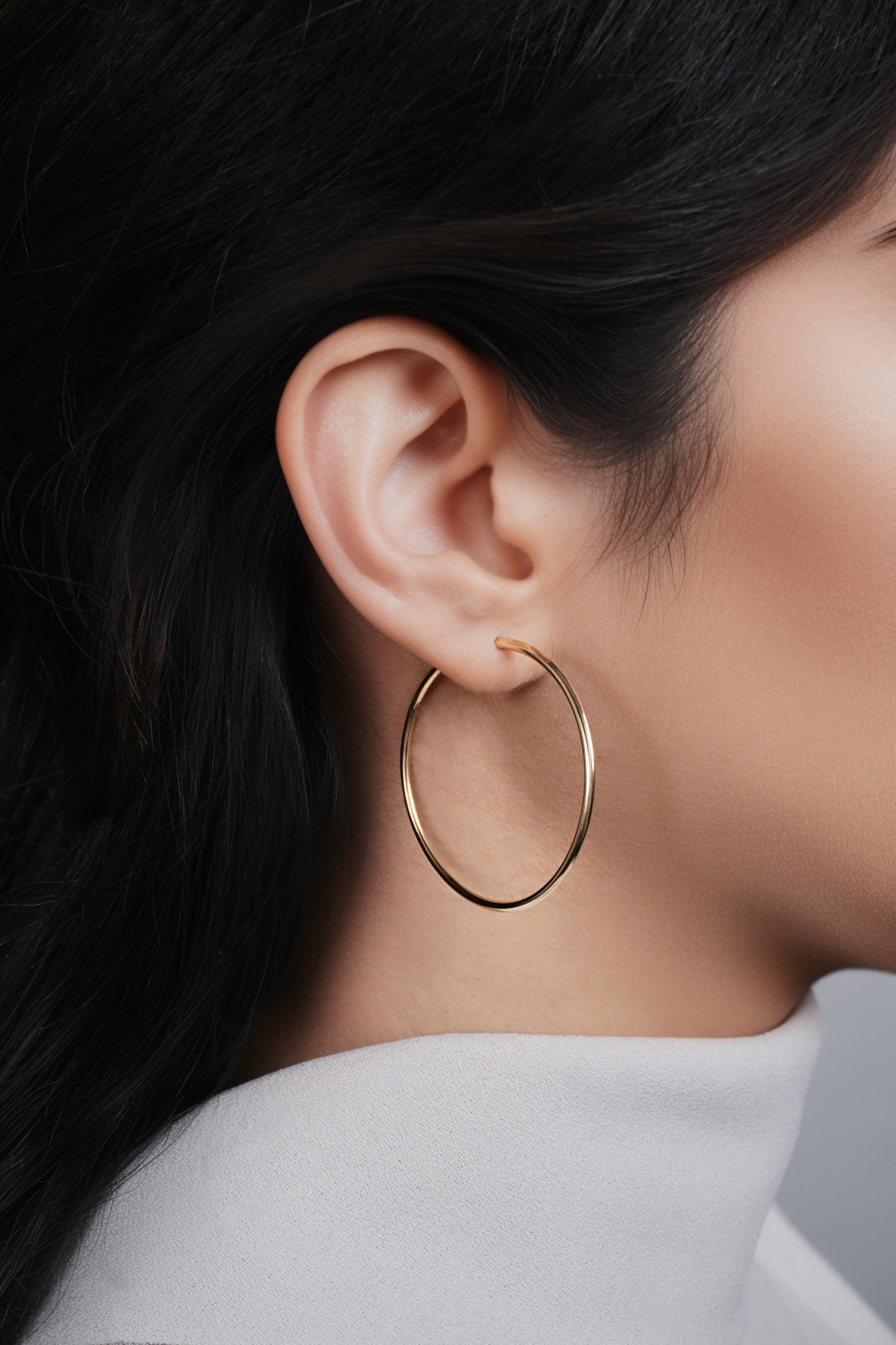 Large Wire Hoops