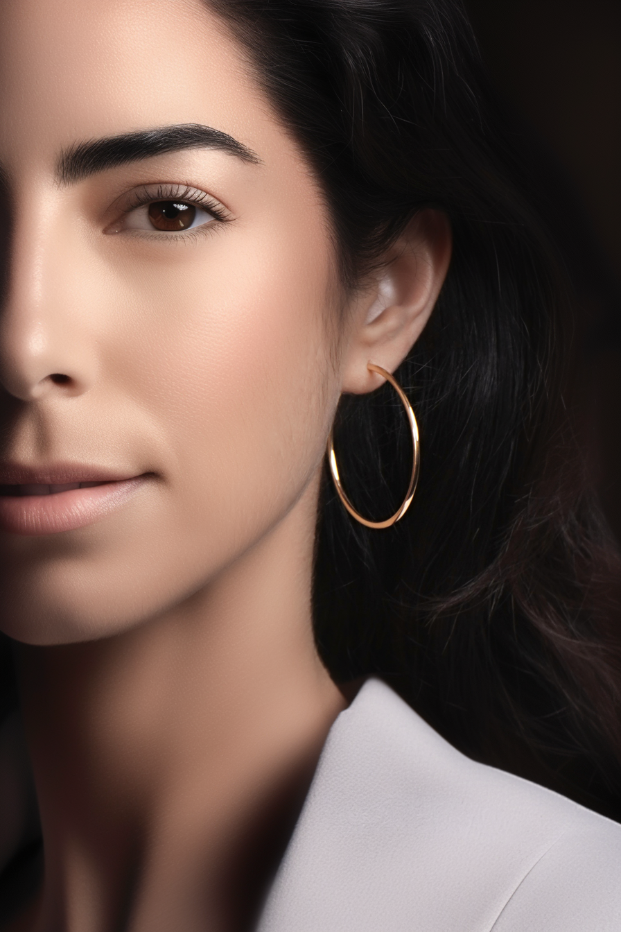 Large Wire Hoops